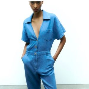 New with tags Zara Z 1975 LONG DENIM JUMPSUIT